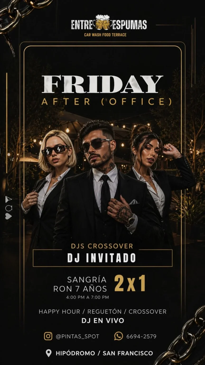 entre espumas friday after office