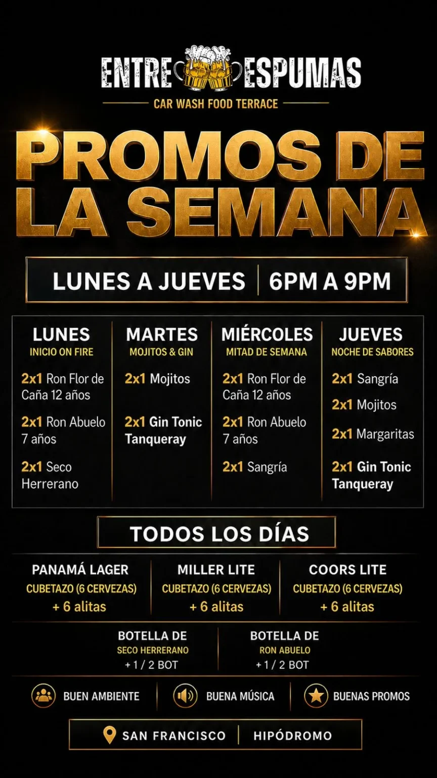 entre espumas promos de la semana