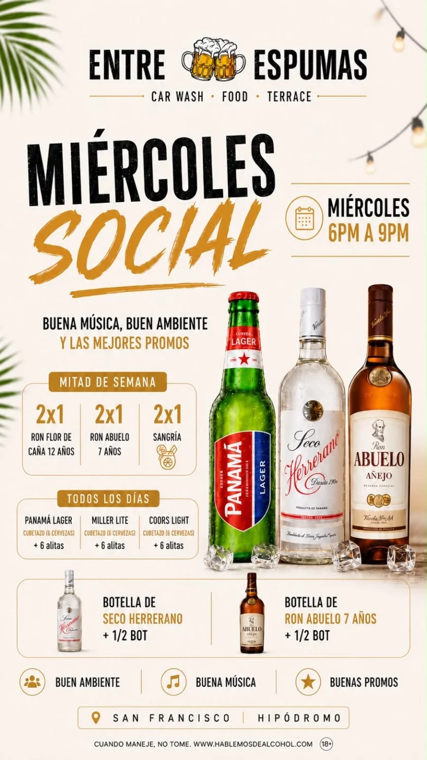 entre espumas miércoles social